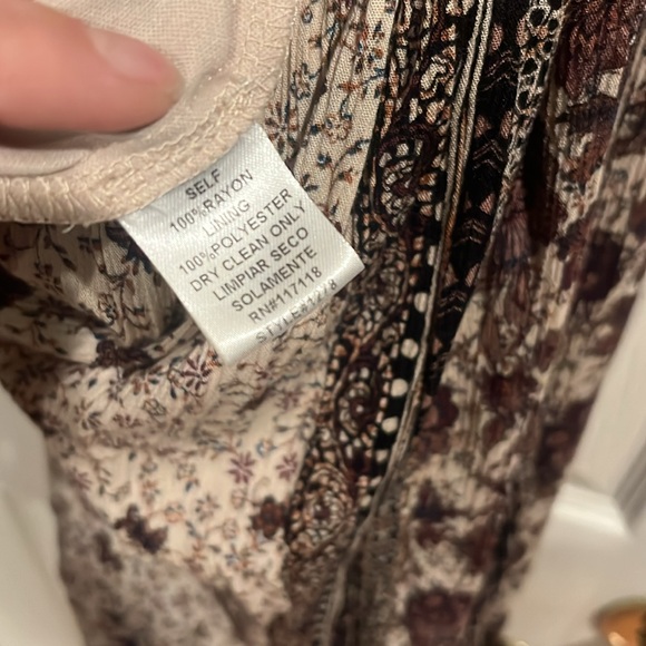 Soieblu Backless Boho Maxi Dress M - Picture 7 of 7